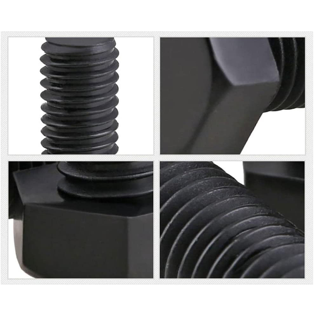 Sechskantschrauben, legierter Stahl der Güteklasse 12,9, brüniert, Vollgewinde, Grobgewinde, UNC-Sechskantschrauben