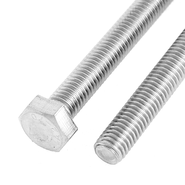 A4 Marine Grade Feingewinde 304 Edelstahl Vollgewinde-Sechskantschrauben DIN933