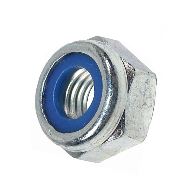 DIN982 EDELSTAHL 304 316 Sechskant-SICHERUNGSMUTTER MIT NYLONEINSATZ