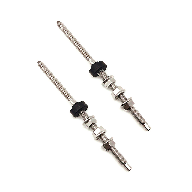 M10*200mm Solar Dach Montage Kopf Stockschraube Photovoltaik System Stockschrauben Für Die Verbindung Von Aluminium Profil Schienen