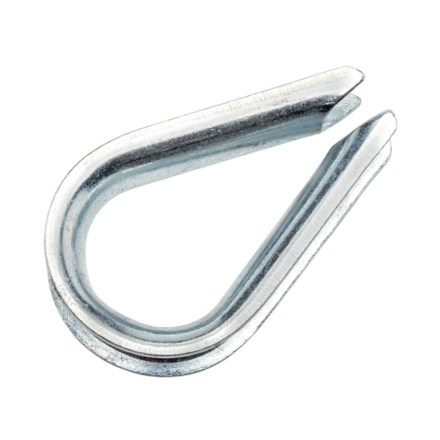 Hochleistungs-Drahtseilkausche aus verzinktem Stahl, verzinkt, Din6899