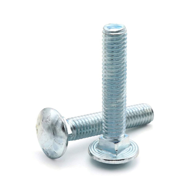 Din603 Rundkopf-Vierkantschlittenschraube, weiß-blauer verzinkter 307A-Stahl der Güteklasse A
