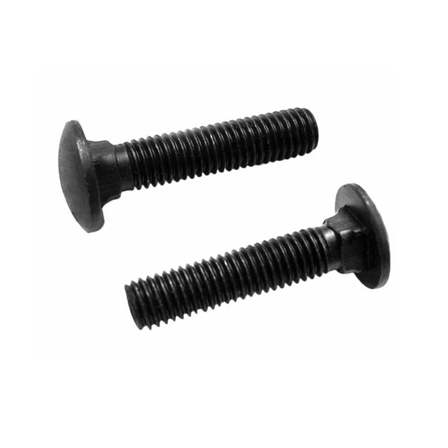 Schlossschraube mit grobem Gewinde, Güteklasse 5, schwarzer Oxidstahl mit mittlerem Kohlenstoffgehalt