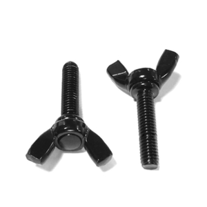 Din316 Black Butterfly Wing Bolt Set Flügelmuttern Klauenschraubenbefestigungen