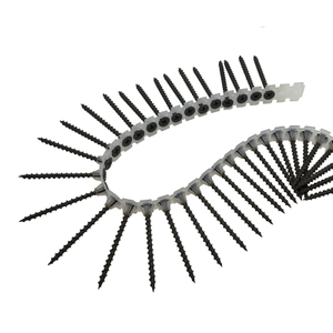 Black Phosphat Collated Chain Belt Drywall Screw Grobgewinde Bugle Head BP PH2