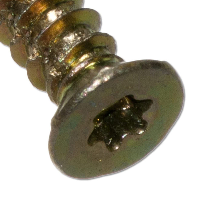 Torx-Senkkopf-Betonschrauben, 7,5 mm x 150 mm, gelb verzinkt