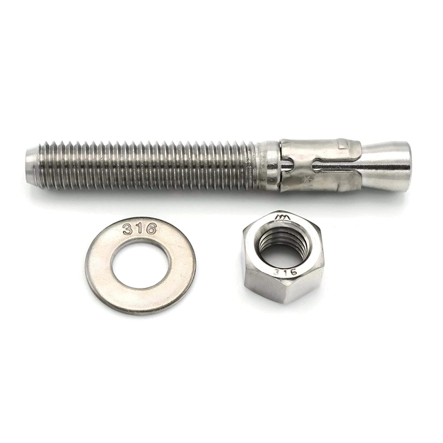 Hochwertige Expansionsbeton-Keilankerbolzen aus Edelstahl